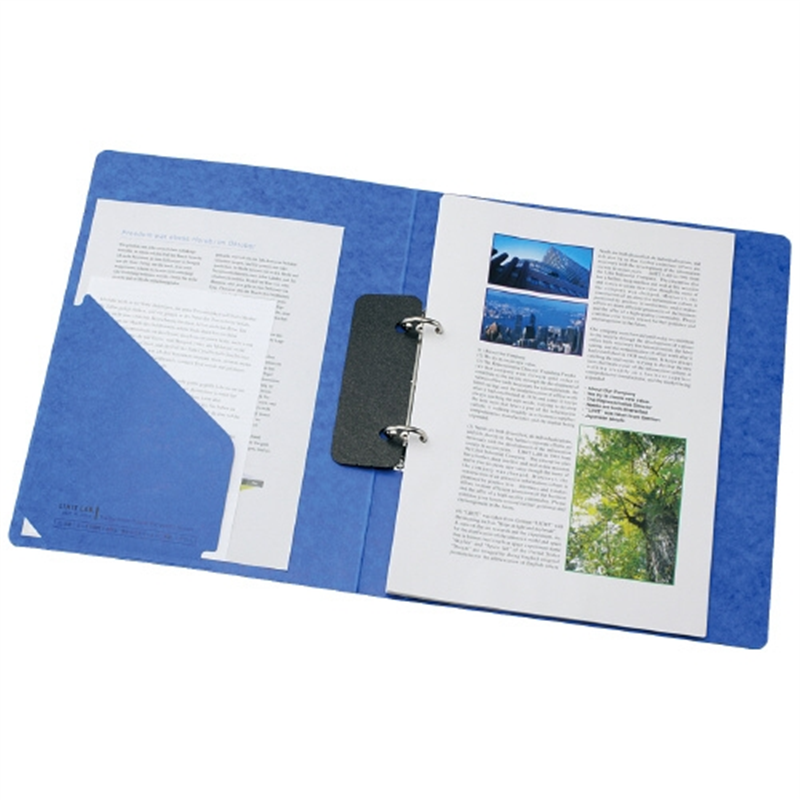 LIHITLAB リングファイル F-803 A4S 35mm 藍  1個（ご注文単位1個）【直送品】