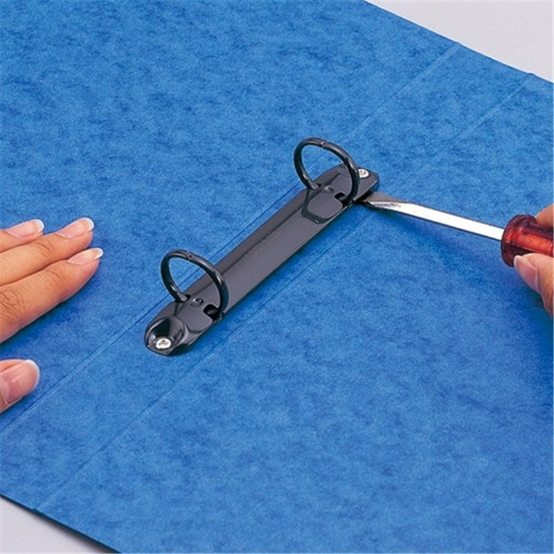 LIHITLAB リングファイル F-803 A4S 35mm 藍  1個（ご注文単位1個）【直送品】