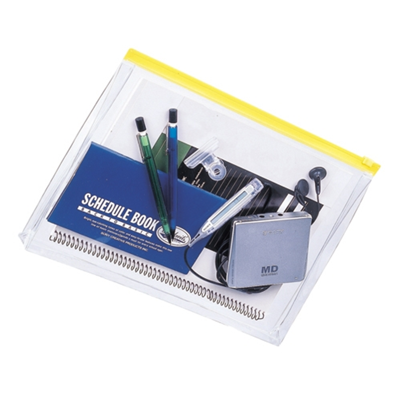 LIHITLAB クリヤーケース F-74SM A4S 黄 1個(ご注文単位1個)【直送品】