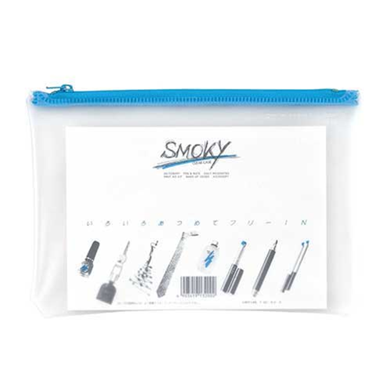 LIHITLAB クリヤーケース F-261 B6S マチなし 水  1個（ご注文単位1個）【直送品】