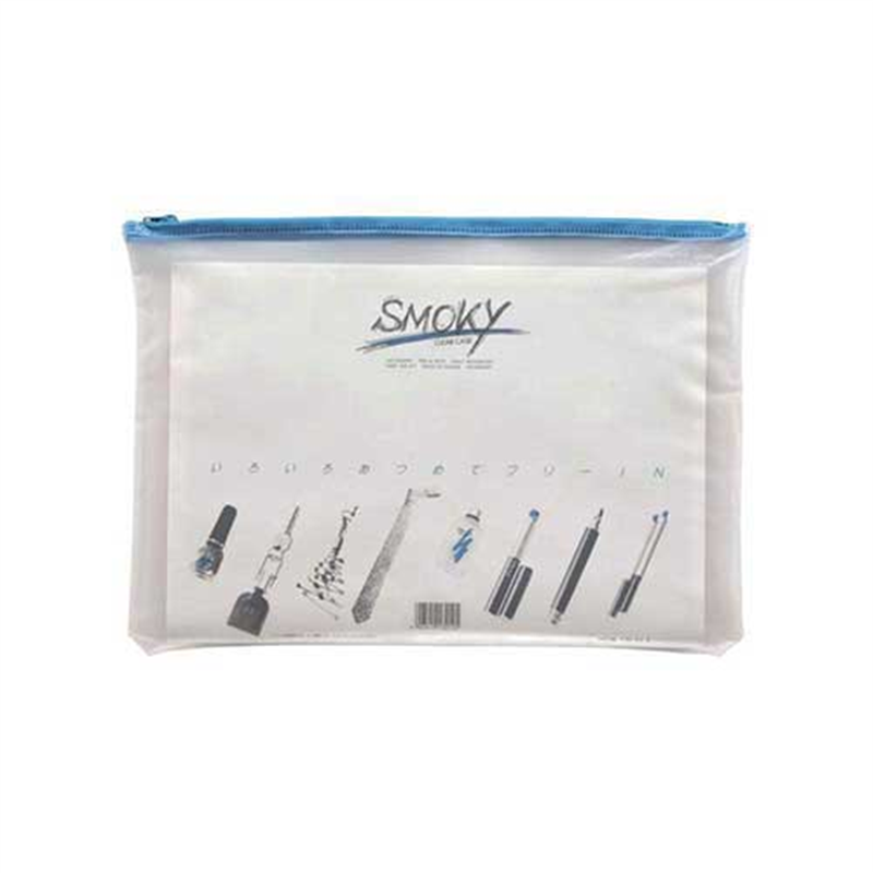 LIHITLAB クリヤーケース F-267 A4S マチなし 水  1個（ご注文単位1個）【直送品】