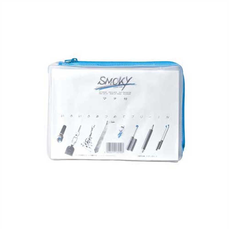 LIHITLAB クリヤーケース F-271 B6S マチ付 水  1個（ご注文単位1個）【直送品】