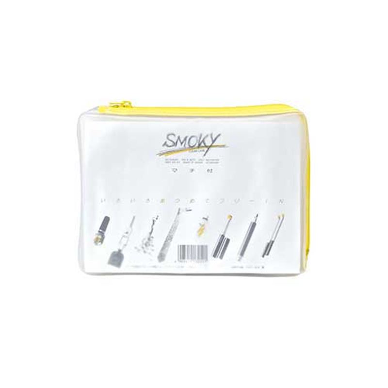 LIHITLAB クリヤーケース F-271 B6S マチ付 黄  1個（ご注文単位1個）【直送品】