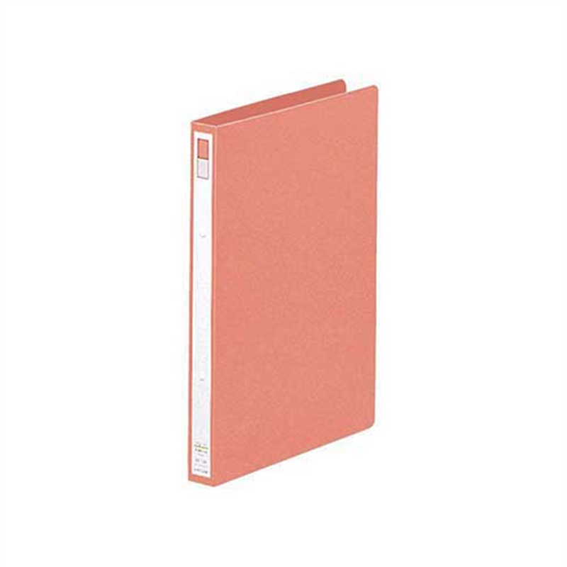 LIHITLAB リングファイル F-867-2 A4S 27mm 桃  1個（ご注文単位1個）【直送品】