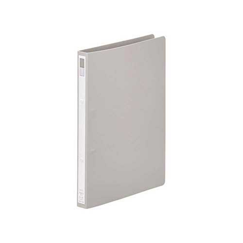 LIHITLAB リングファイル F-867-12 A4S 27mm グレー  1個（ご注文単位1個）【直送品】