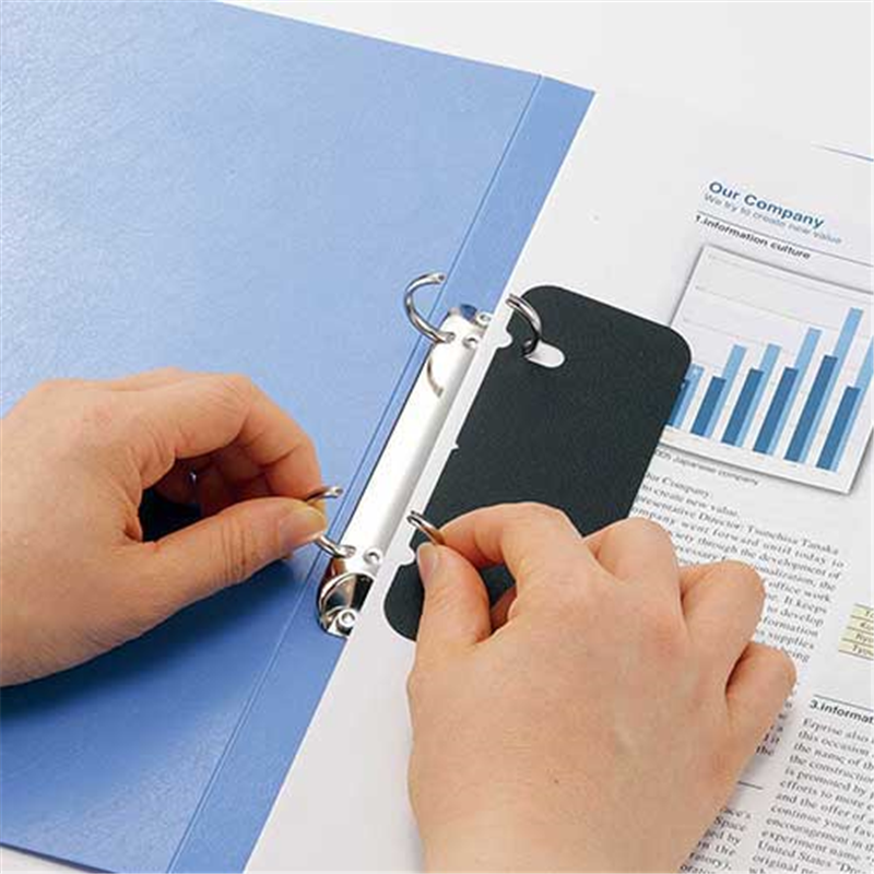 LIHITLAB リングファイル F-877-8 A4S 36mm 青  1個（ご注文単位1個）【直送品】