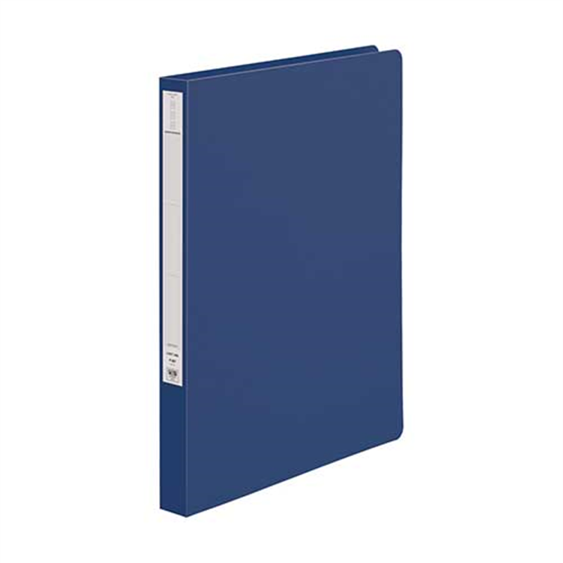 LIHITLAB パンチレスファイルZ式 F-367-13 A4S 紺  1個（ご注文単位1個）【直送品】
