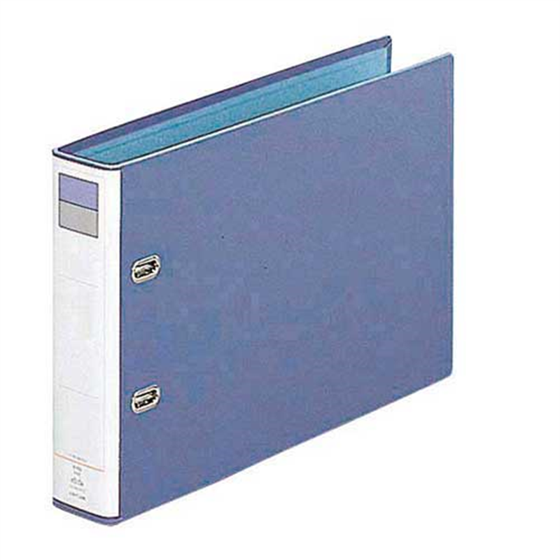 LIHITLAB D型リングファイル F-753 A4E 51mm 青紫  1個（ご注文単位1個）【直送品】