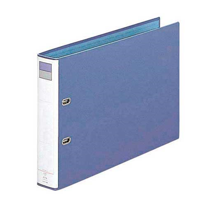 LIHITLAB D型リングファイル F-754 B4E 51mm 青紫  1個（ご注文単位1個）【直送品】