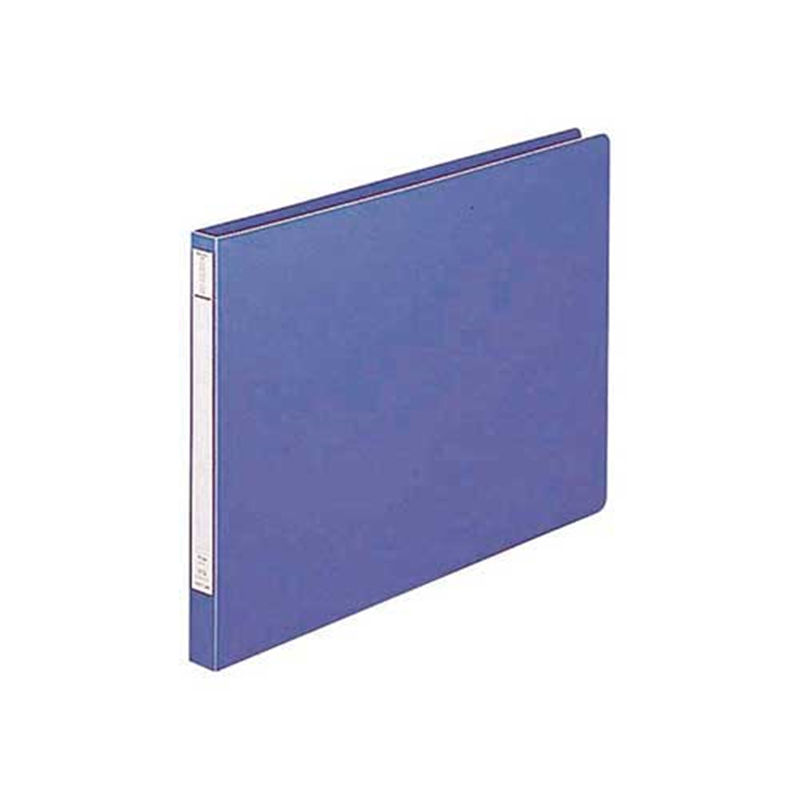 LIHITLAB パンチレスファイル F-372 B4E 藍 1個(ご注文単位1個)【直送品】