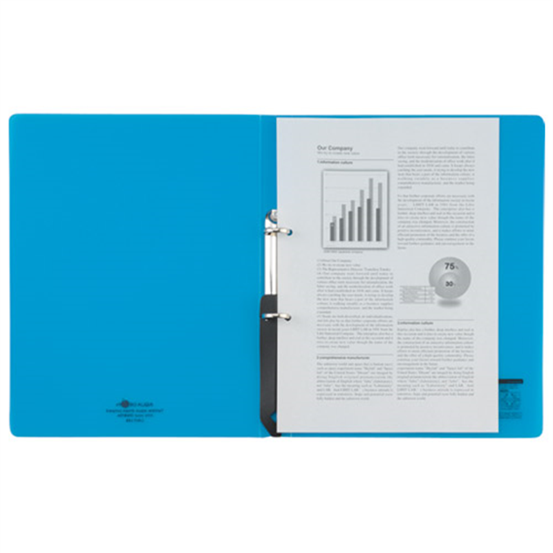 LIHITLAB ツイストリングファイルA4S F-5005-4 橙 1個(ご注文単位1個)【直送品】