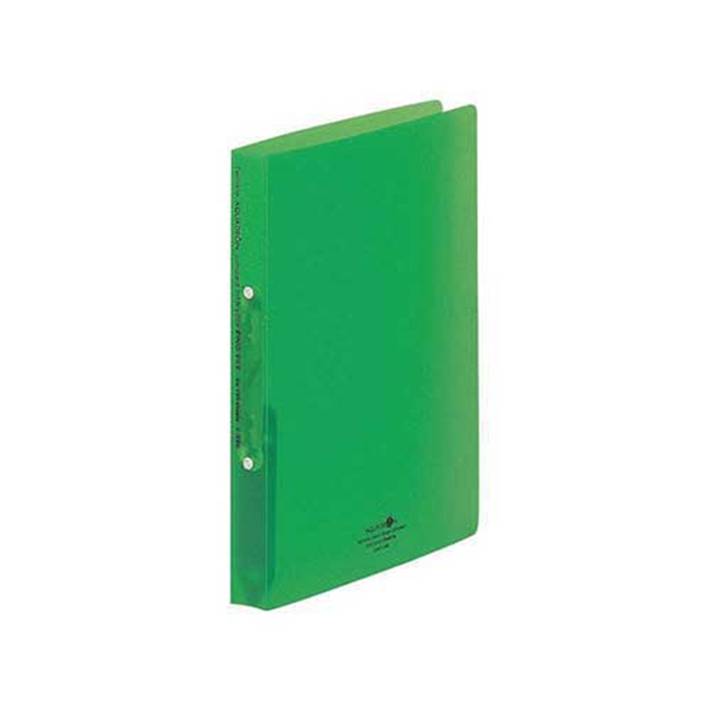 LIHITLAB ツイストリングファイルA4S F-5005-6 黄緑 1個(ご注文単位1個)【直送品】