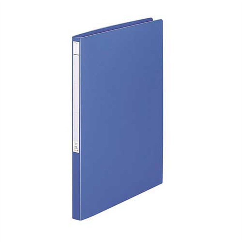 LIHITLAB パンチレスファイル F-369-9 A3S 藍 1個(ご注文単位1個)【直送品】