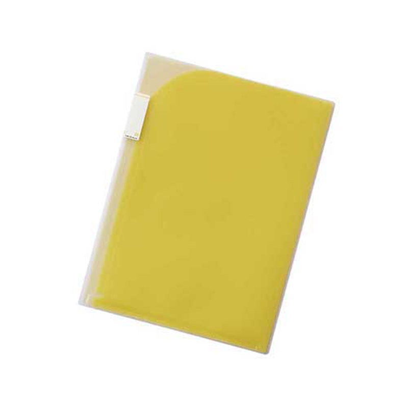 LIHITLAB ポケットホルダー F-3411-5 黄 1個(ご注文単位1個)【直送品】