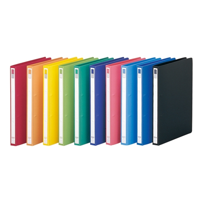 LIHITLAB リングファイル F-877U-12 A4S 36mm 桃 1個(ご注文単位1個)【直送品】