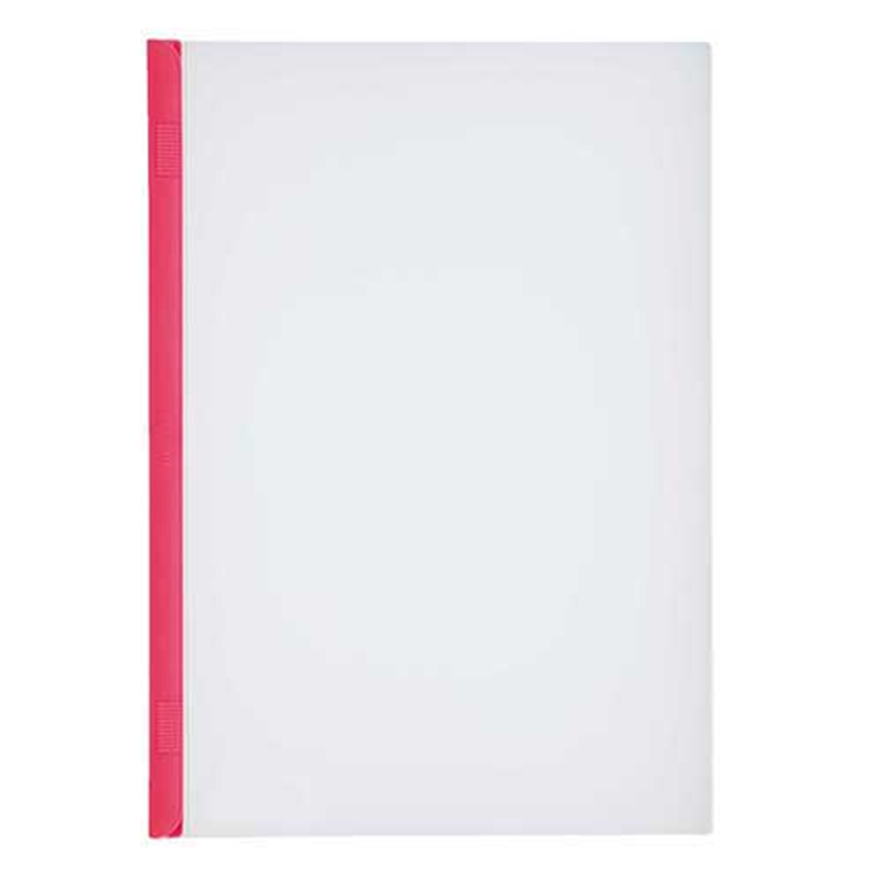 LIHITLAB スライドバーファイル G1720-3 赤 10冊  1個（ご注文単位1個）【直送品】