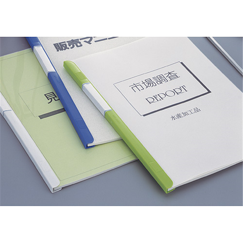 LIHITLAB スライドバーファイル G1730-0 白10冊 1個(ご注文単位1個)【直送品】