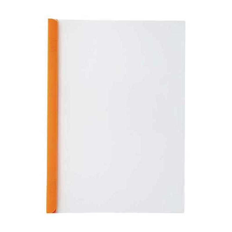 LIHITLAB スライドバーファイル 10冊入 G1730-5 黄  1個（ご注文単位1個）【直送品】