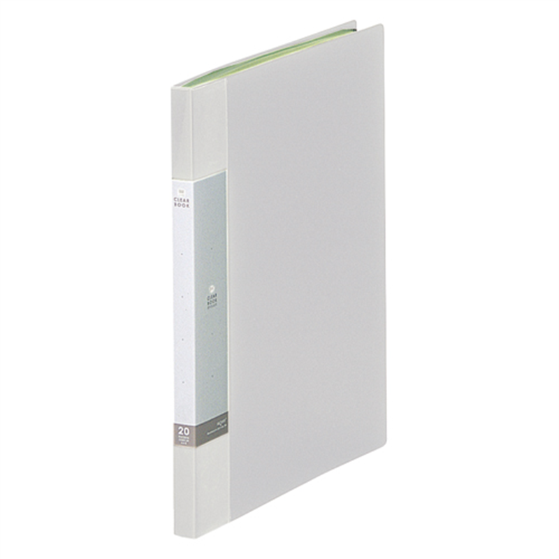 LIHITLAB クリヤーブック リクエスト20P G3201-0 白  1個（ご注文単位1個）【直送品】