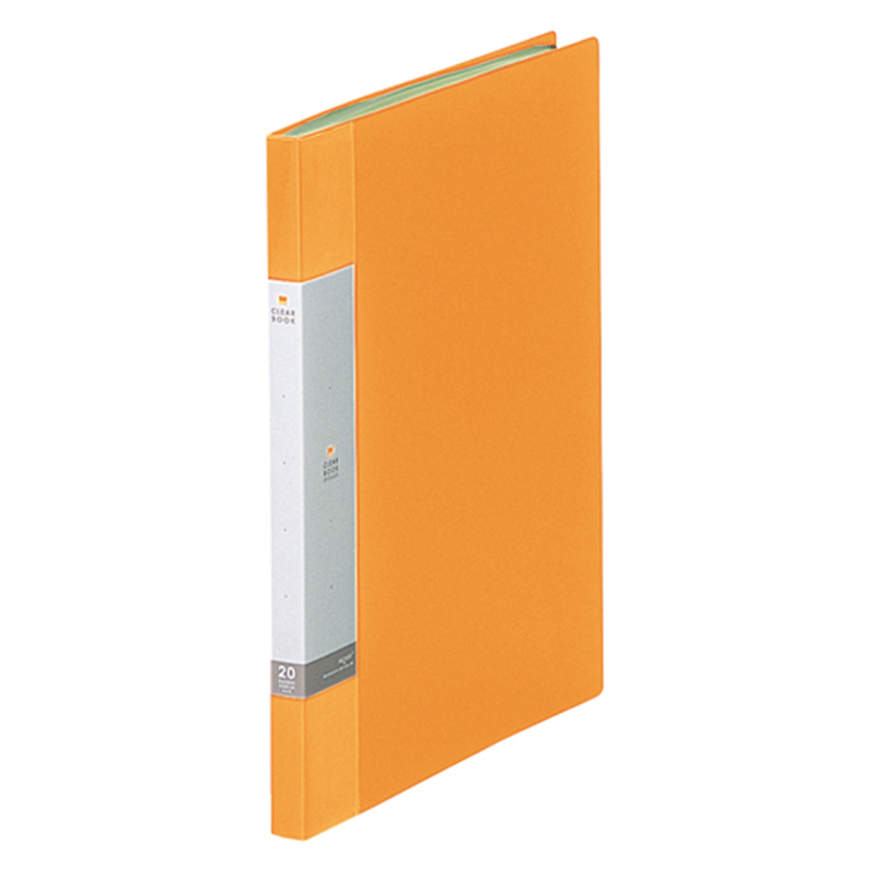 LIHITLAB クリヤーブック リクエスト20P G3201-5 黄  1個（ご注文単位1個）【直送品】