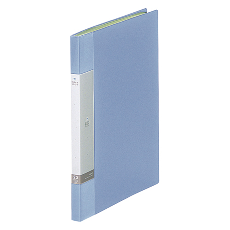 LIHITLAB クリヤーブック リクエスト20P G3201-14 水 1個（ご注文単位1個）【直送品】