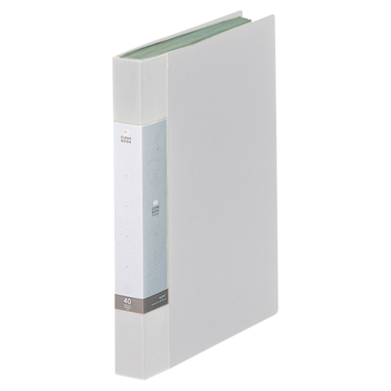 LIHITLAB クリヤーブック リクエスト40P G3202-0 白  1個（ご注文単位1個）【直送品】