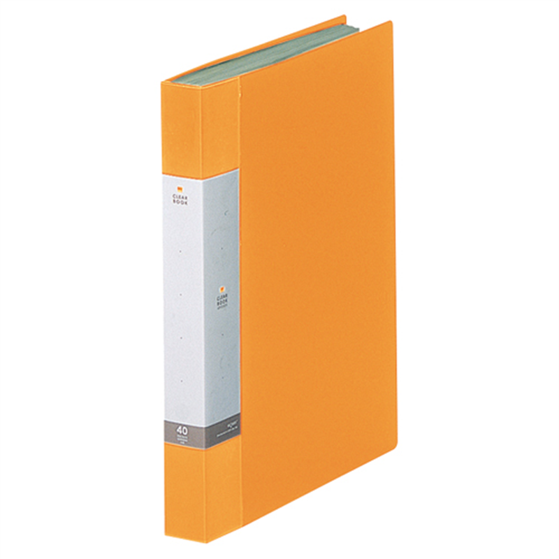 LIHITLAB クリヤーブック リクエスト40P G3202-5 黄  1個（ご注文単位1個）【直送品】