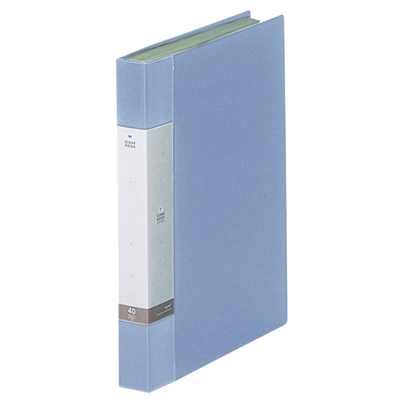 LIHITLAB クリヤーブック リクエスト40P G3202-14 水 1個（ご注文単位1個）【直送品】