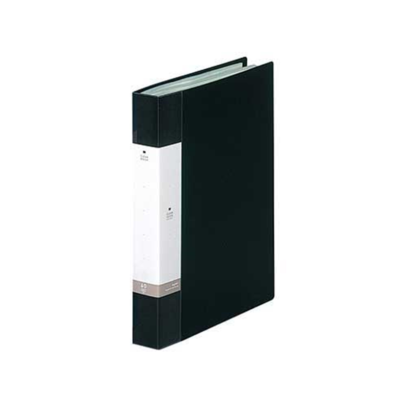 LIHITLAB クリヤーブック リクエスト60P G3203-24 黒 1個（ご注文単位1個）【直送品】