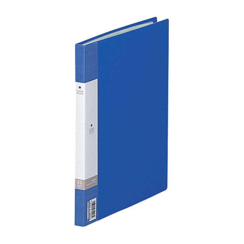 LIHITLAB クリヤーブック リクエスト G3207-8 B5S 青 1個（ご注文単位1個）【直送品】