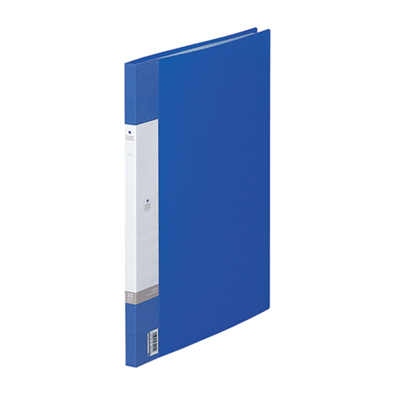 LIHITLAB クリヤーブック リクエスト G3211-8 B4S 青 1個（ご注文単位1個）【直送品】