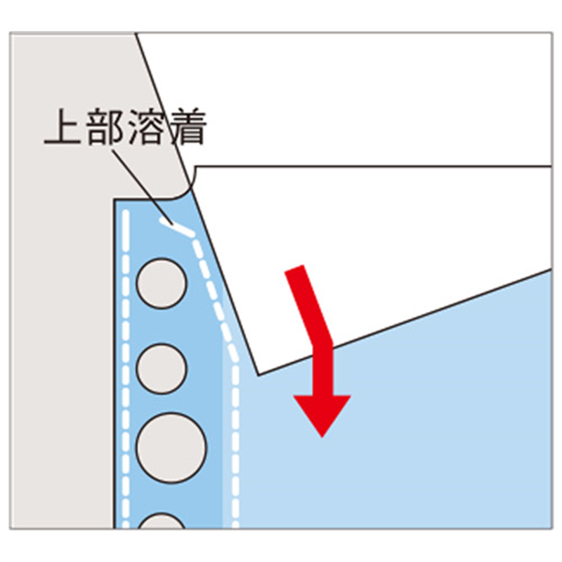 LIHITLAB クリヤーポケット N-2102 A4S 30穴 10枚 黄 1個(ご注文単位1個)【直送品】