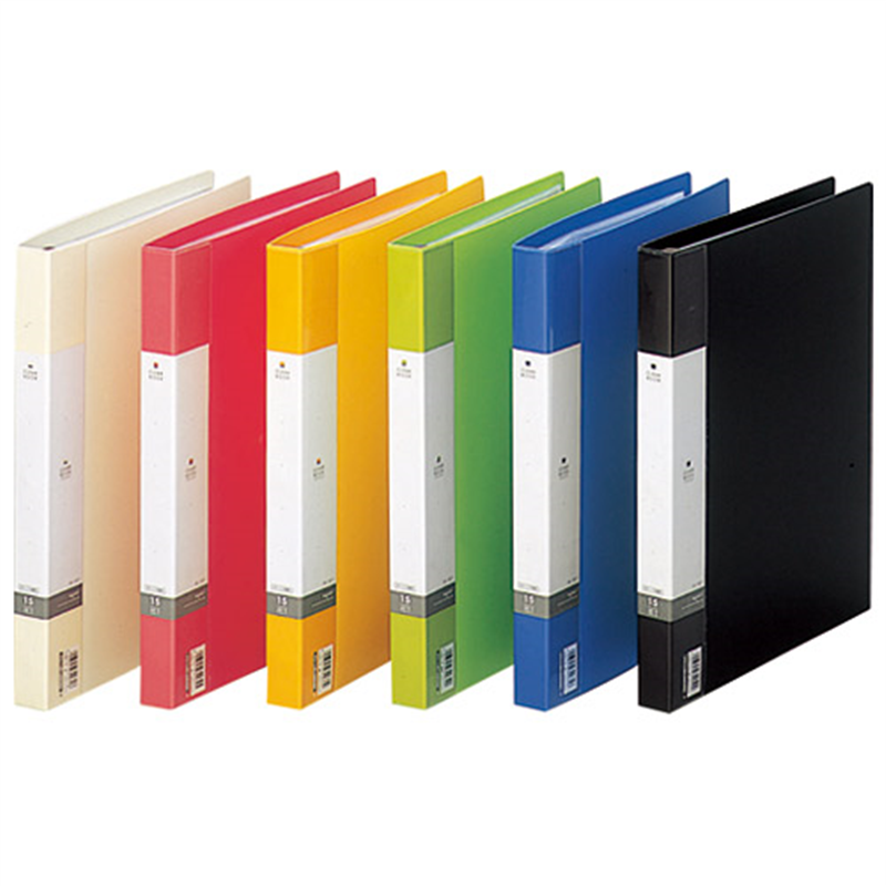 LIHITLAB クリヤーブック リクエスト G3803-8 A4S 青 1個（ご注文単位1個）【直送品】