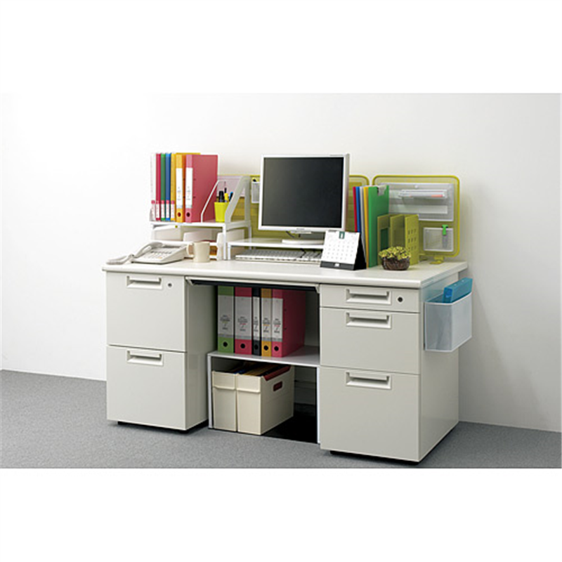 LIHITLAB 机上台390mmハイ A-7331-0 白 1個(ご注文単位1個)【直送品】