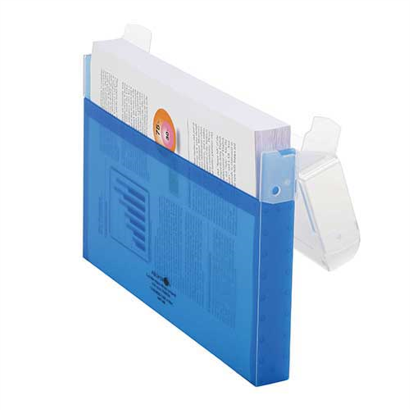 LIHITLAB コングレスケース厚型 A-5024-8 青  1個（ご注文単位1個）【直送品】