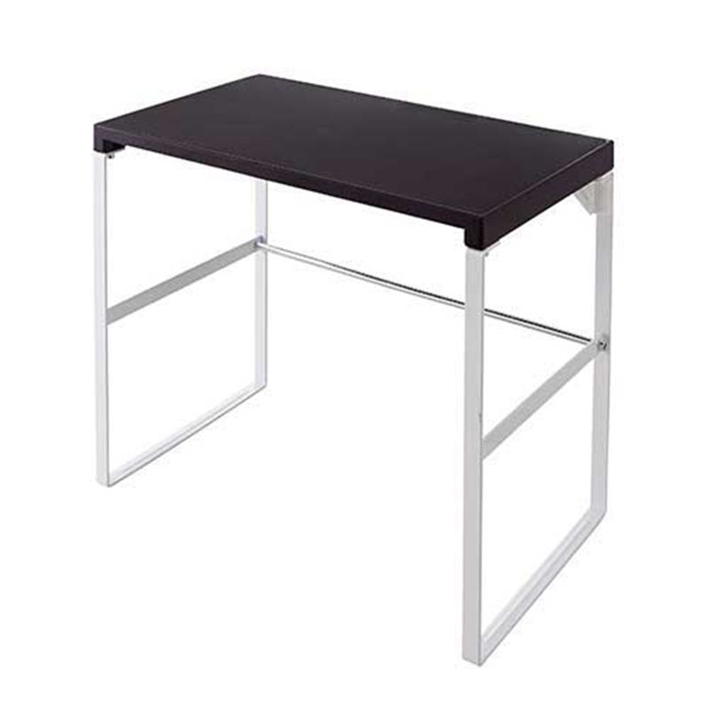 LIHITLAB 机上台390mm トールタイプ A-7335-24 黒  1個（ご注文単位1個）【直送品】