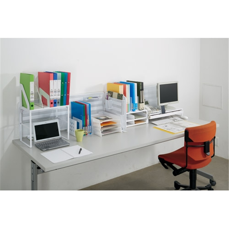 LIHITLAB マグネットポケット A4横 A-7392-0 白 1個(ご注文単位1個)【直送品】