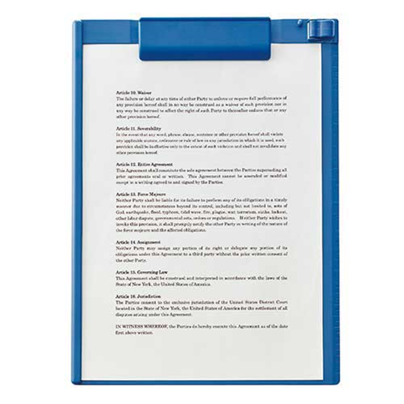 LIHITLAB 抗菌クリップボード A7940-19 ライトG 1個(ご注文単位1個)【直送品】