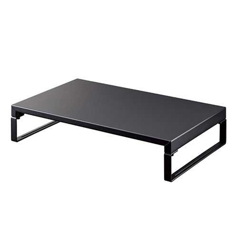 LIHITLAB 机上台390mmロウA-7330-124マットブラック  1個（ご注文単位1個）【直送品】