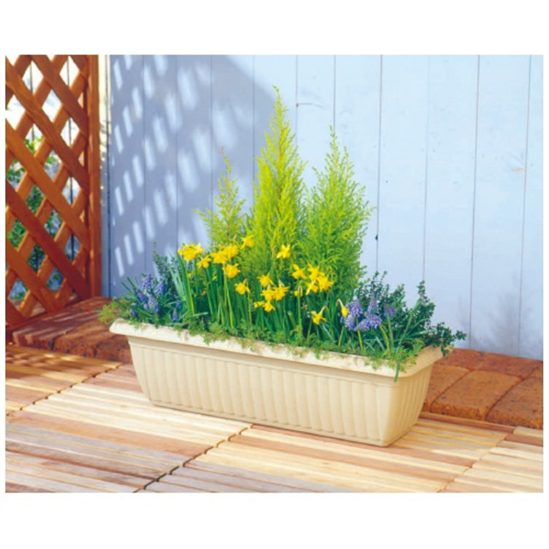 アイリスオーヤマ レリーフプランター650ウォームベージュ  1個（ご注文単位1個）【直送品】