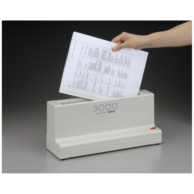 ジャパン・インターナショナル・コマース 卓上製本機 とじ太くん 3000型 1個(ご注文単位1個)【直送品】