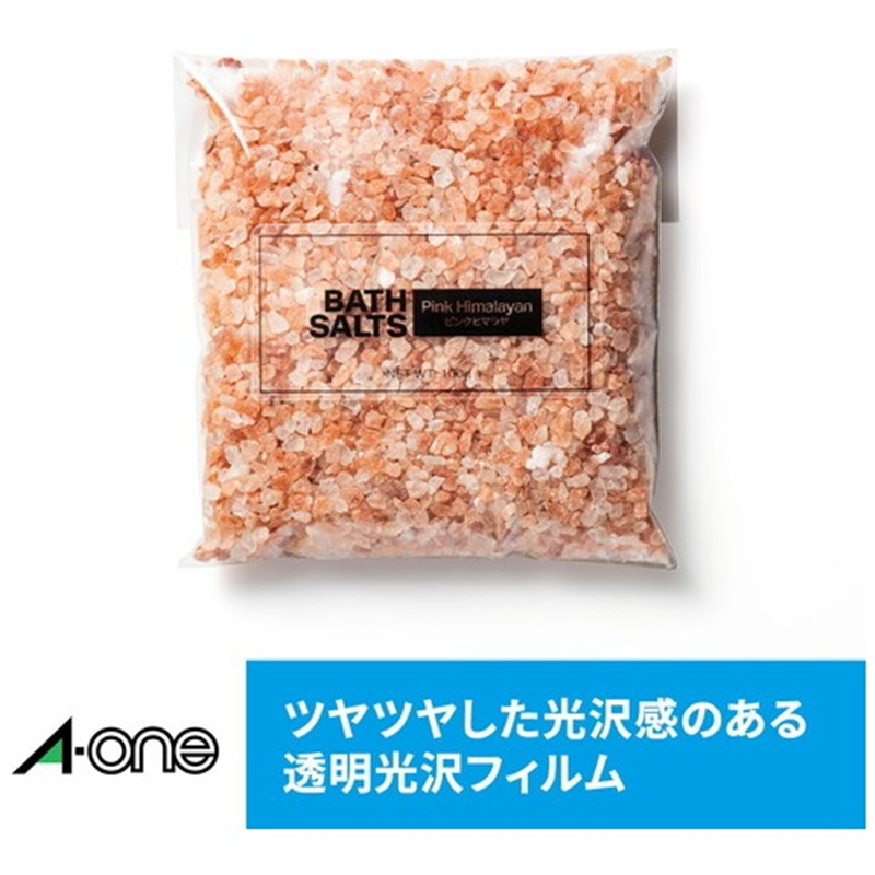 エーワン フィルムラベル 28791 透明光沢 A4 10枚 1個(ご注文単位1個)【直送品】