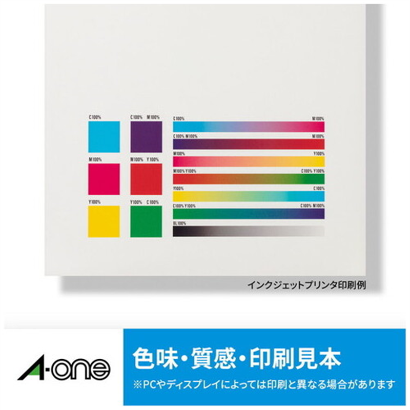 エーワン IJ光沢紙ラベル 29221 A4/名刺10面 10枚  1個（ご注文単位1個）【直送品】