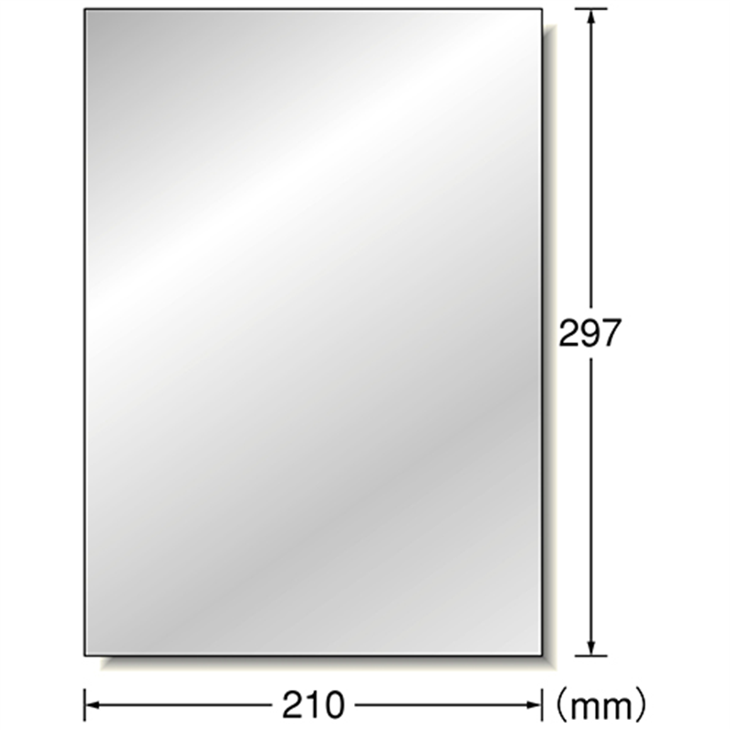 エーワン 屋外用ラベルA4 31035 シルバー ツヤ消10枚 1個（ご注文単位1個）【直送品】