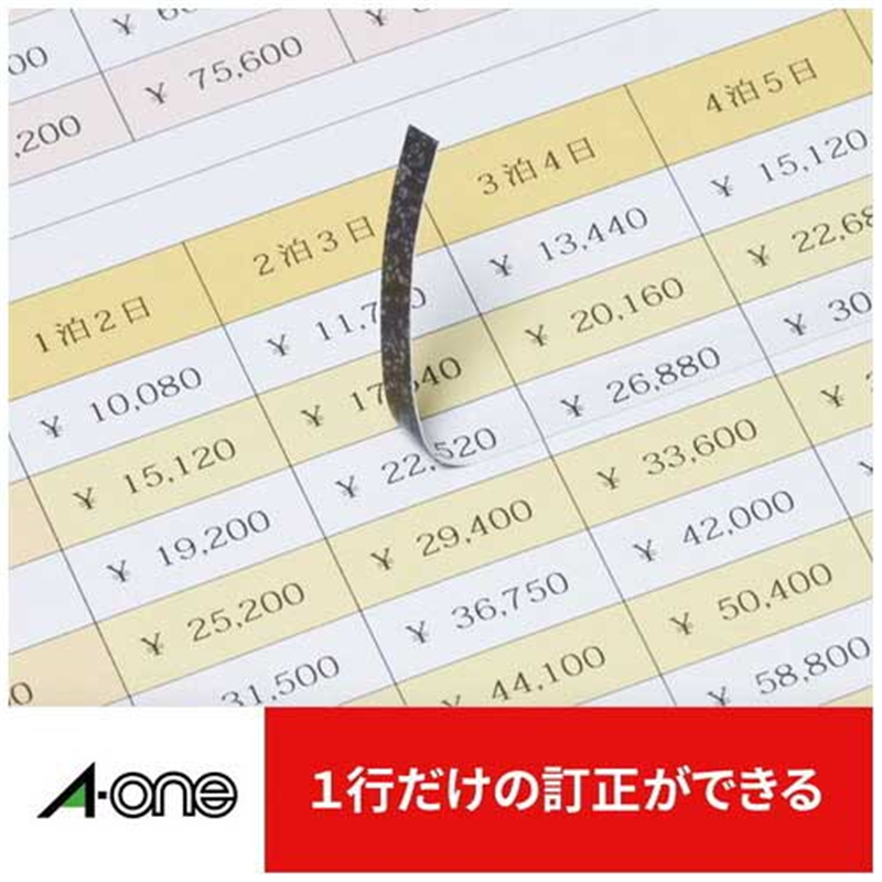 エーワン マルチラベル白修正110 31677 1個(ご注文単位1個)【直送品】