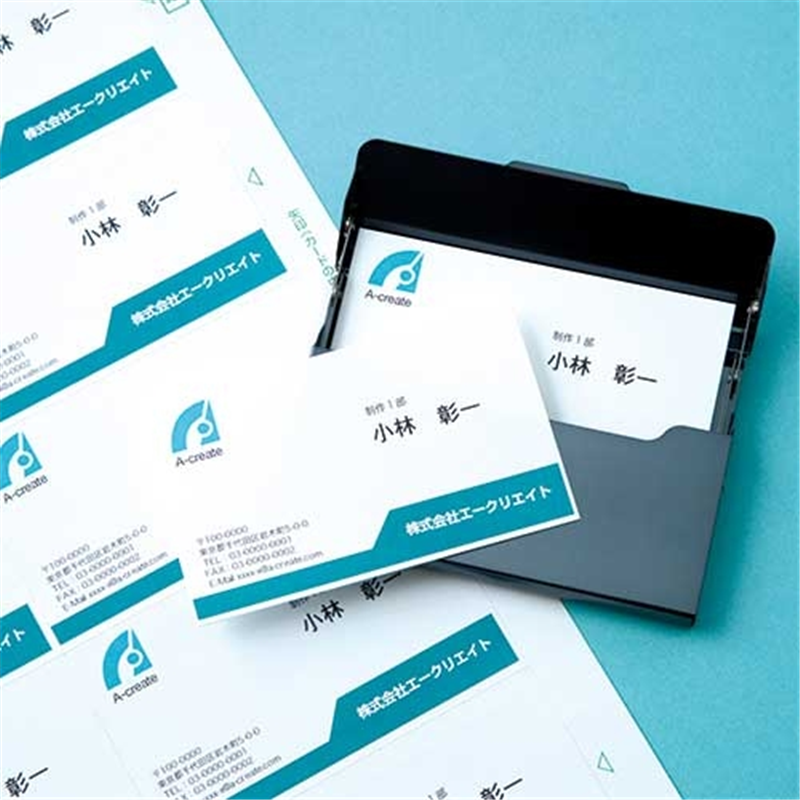 エーワン マルチカード名刺 厚口 51862 50枚 1個(ご注文単位1個)【直送品】