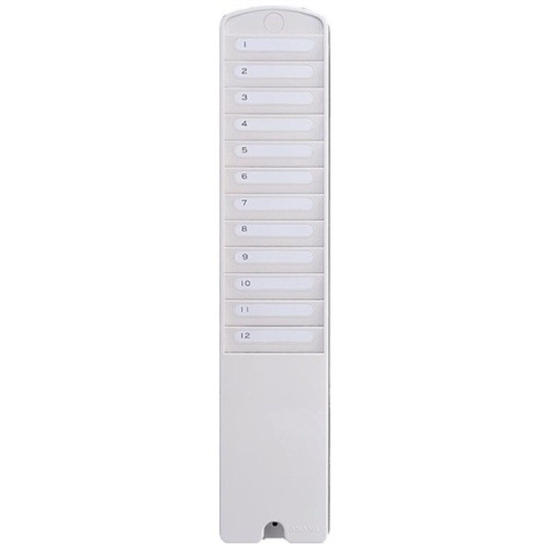 アマノ タイムカードラック 12S-W 12名用 1個(ご注文単位1個)【直送品】