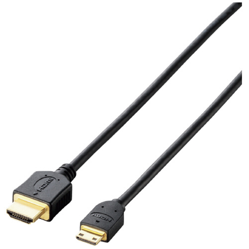 エレコム HDMI-miniHDMIケーブル 3m DH-HD14EM30BK  1個（ご注文単位1個）【直送品】