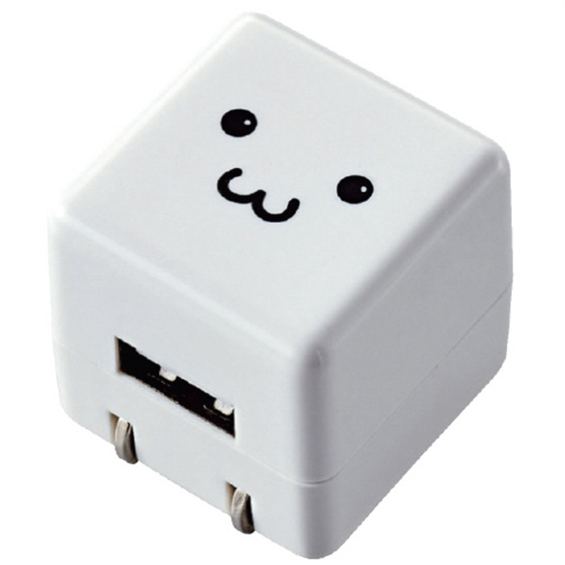 エレコム USB1ポートAC充電器 AVA-ACUAN007WF  1個（ご注文単位1個）【直送品】