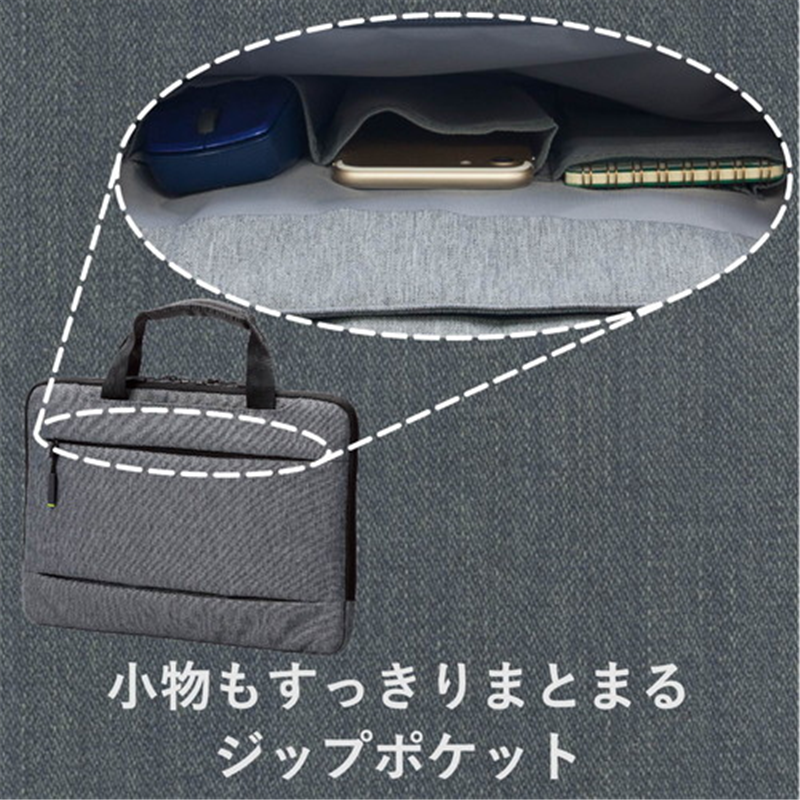 エレコム インナーバック15.6インチ BM-IBCH15GY  1個（ご注文単位1個）【直送品】